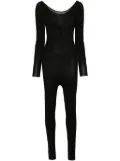 Fabiana Filippi fine-ribbed jumpsuit - Black