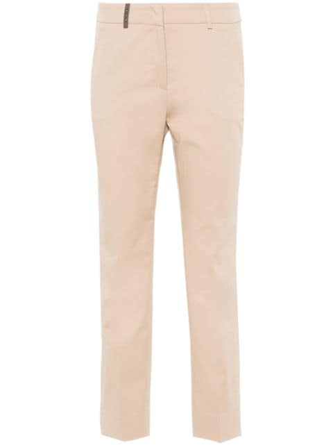 Peserico tapered-leg tailored trousers