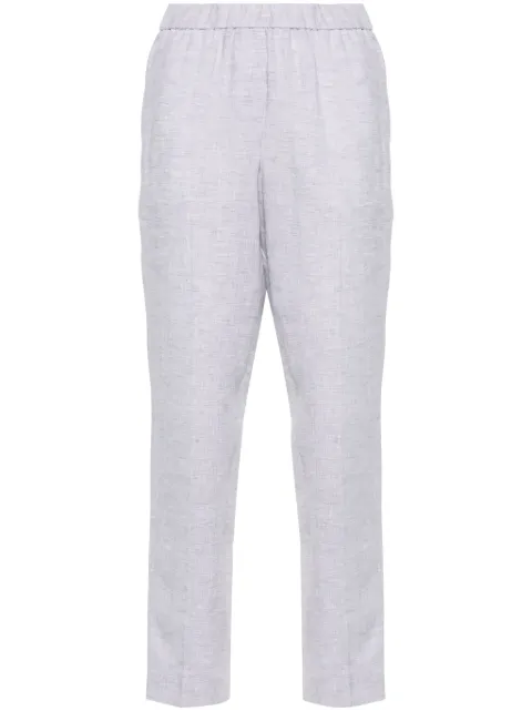 Peserico cropped linen trousers 