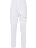 Peserico mélange-effect track pants - Grey