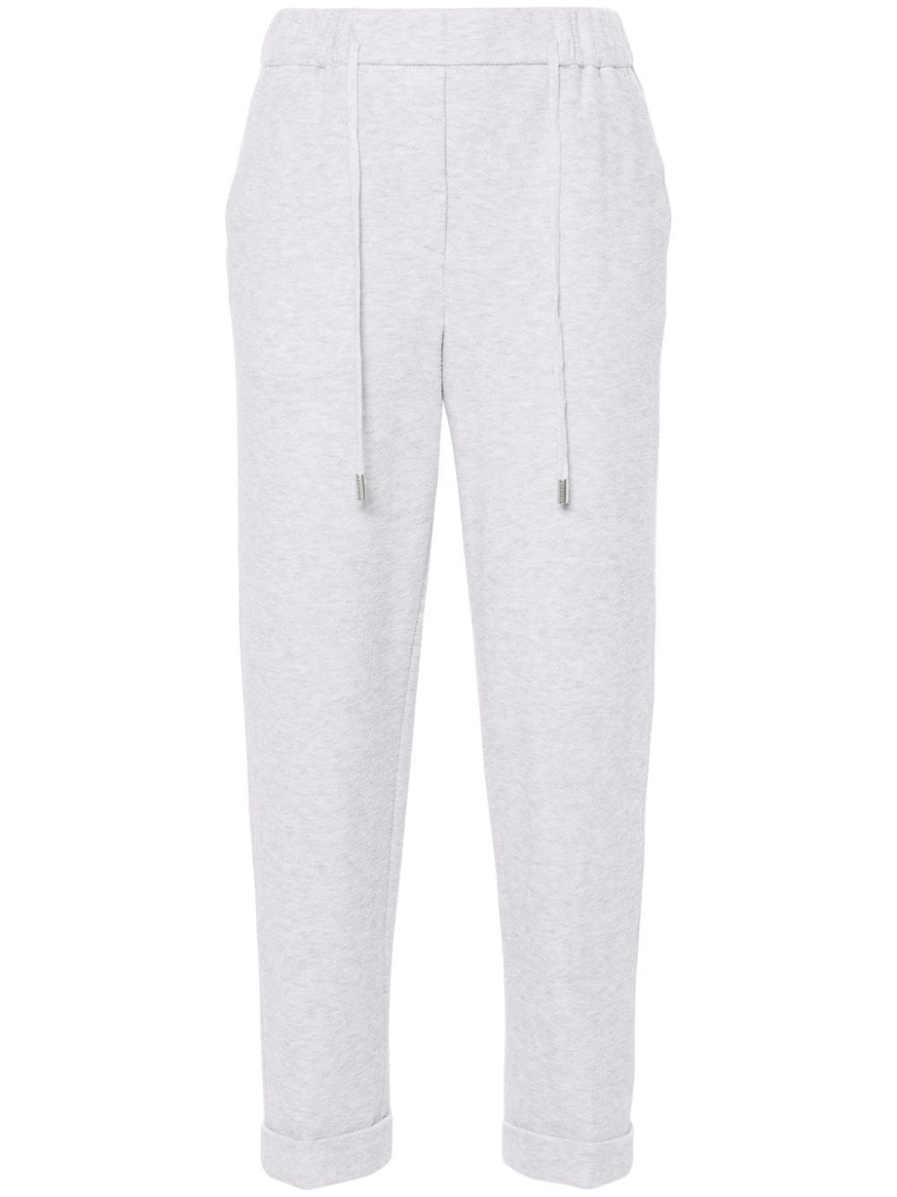 Peserico Straight-leg Trousers In Grey