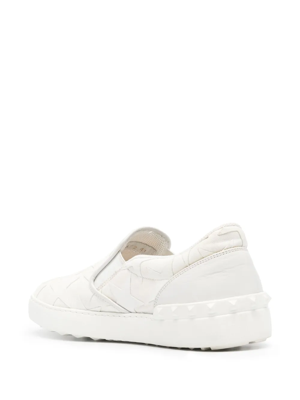 Valentino Garavani star-jacquard canvas sneakers White