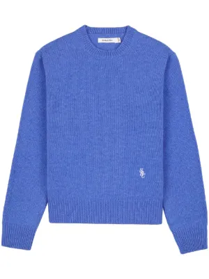 Royal Club Zipped Cardigan - Navy/White – Sporty & Rich