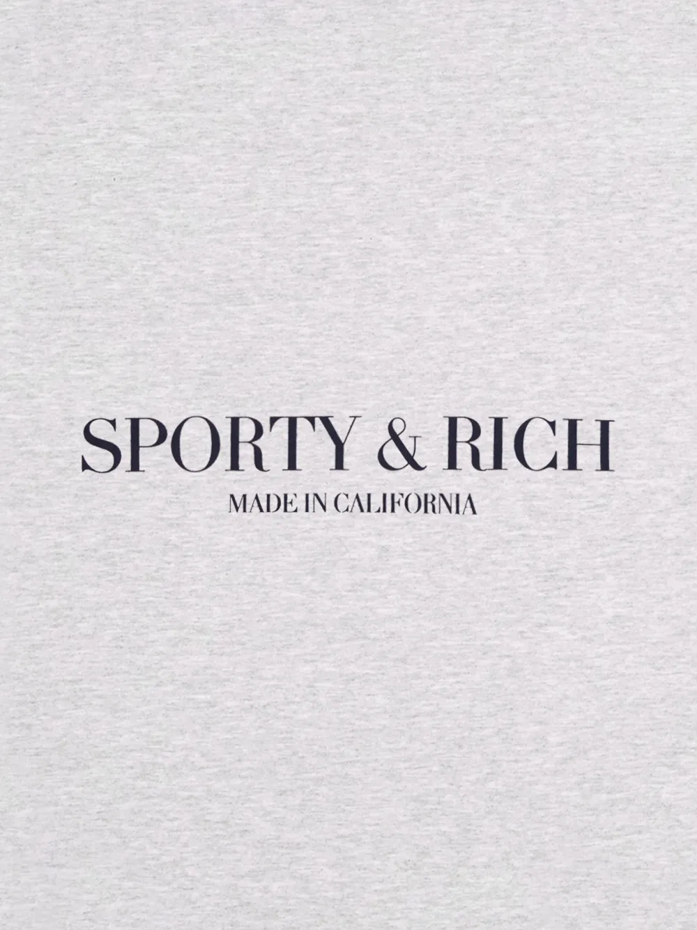 Sporty And Rich Made In California Cotton Track Pants In Grey