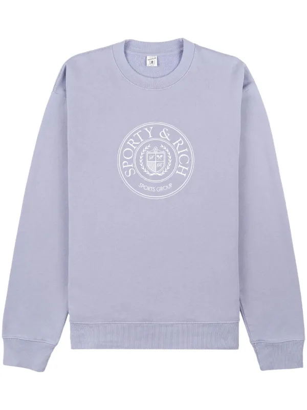 Crest crew neck sweatshirt best sale