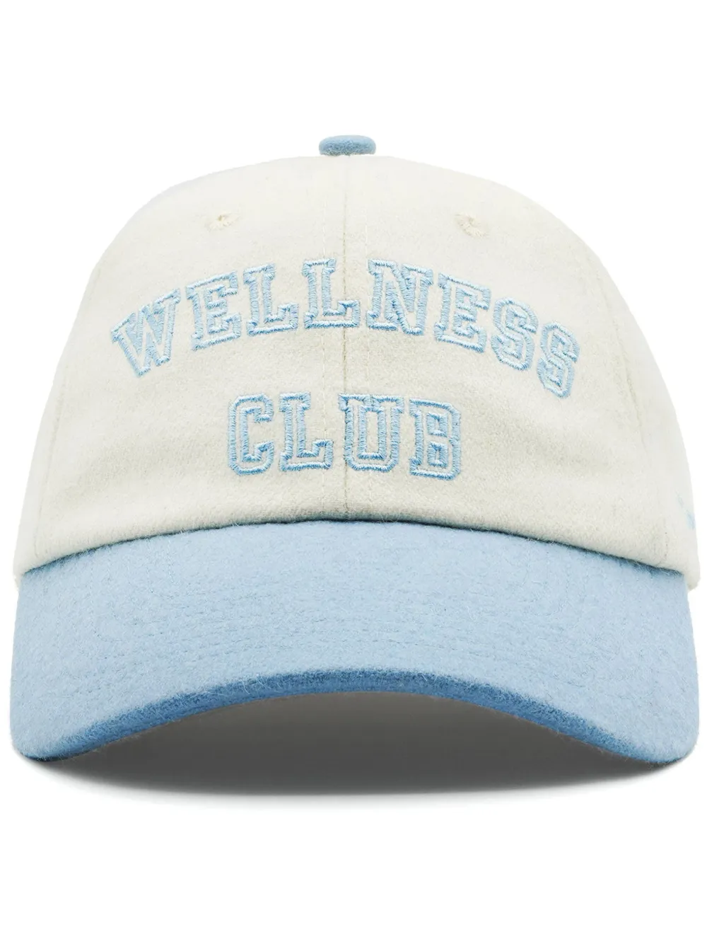 Sporty And Rich Logo-embroidered Cotton-twill Baseball Cap In Neutral