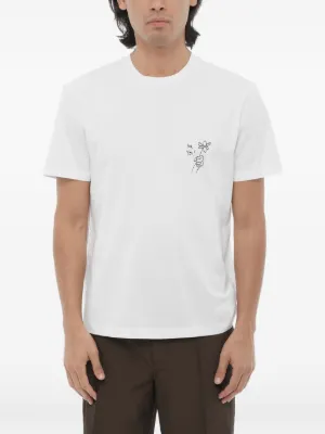 Neil Barrett logo-print T-shirt | White | FARFETCH
