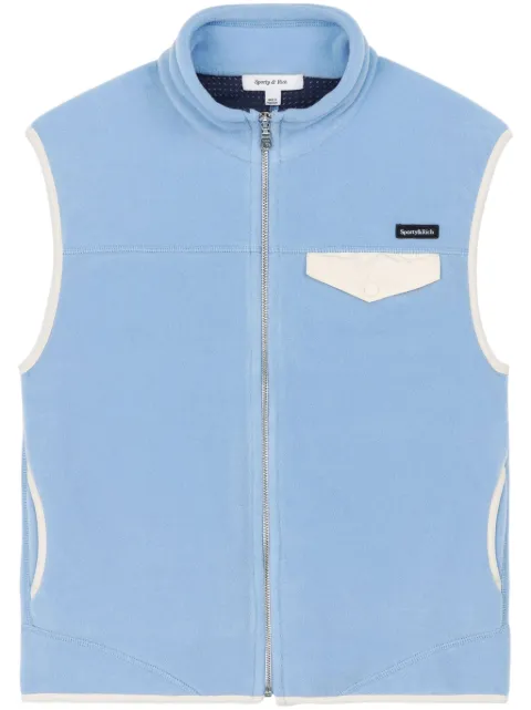 Sporty & Rich zipped polar vest