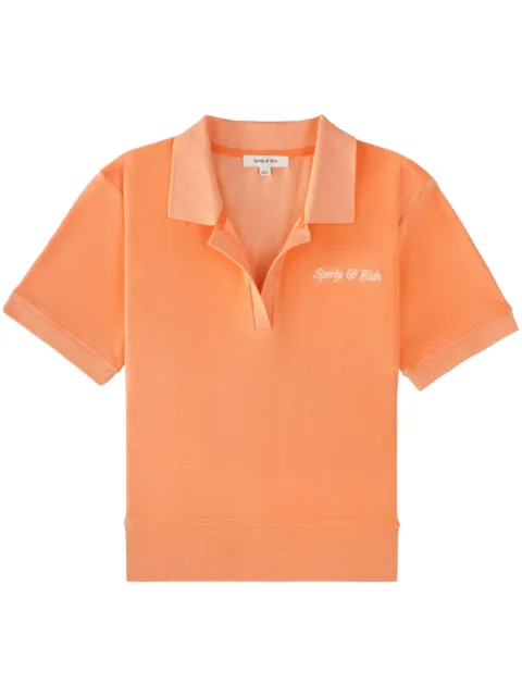 Sporty & Rich polo Italic Logo