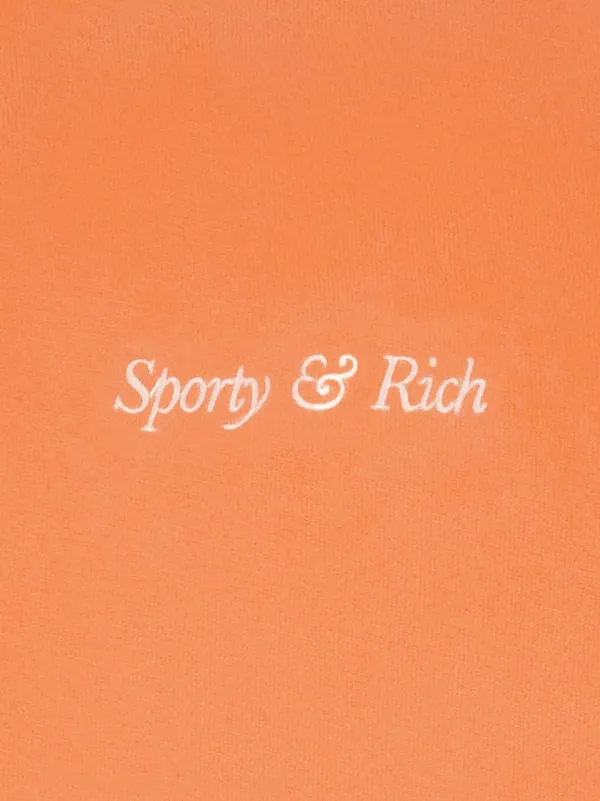 Sporty & Rich ロゴ ポロシャツ | オレンジ | FARFETCH JP