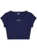 Sporty & Rich serif-logo training T-shirt - Blue