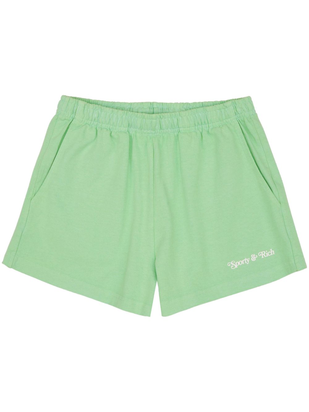 Sporty & Rich NY Tennis Club cotton shorts - Green