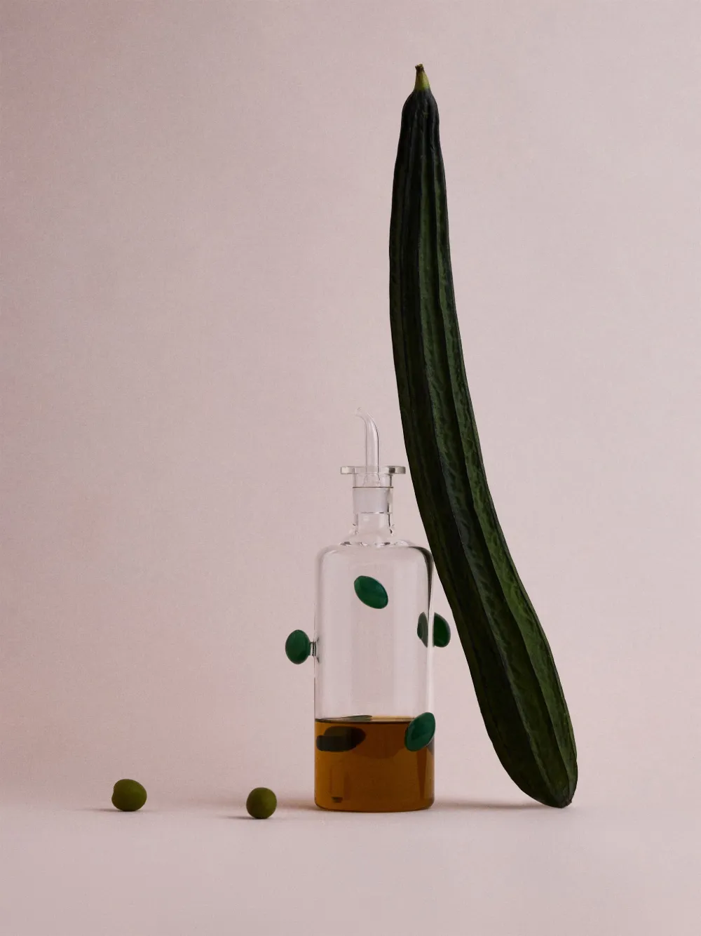 Maison Balzac Clear The Olive Glass Bottle In Neutrals
