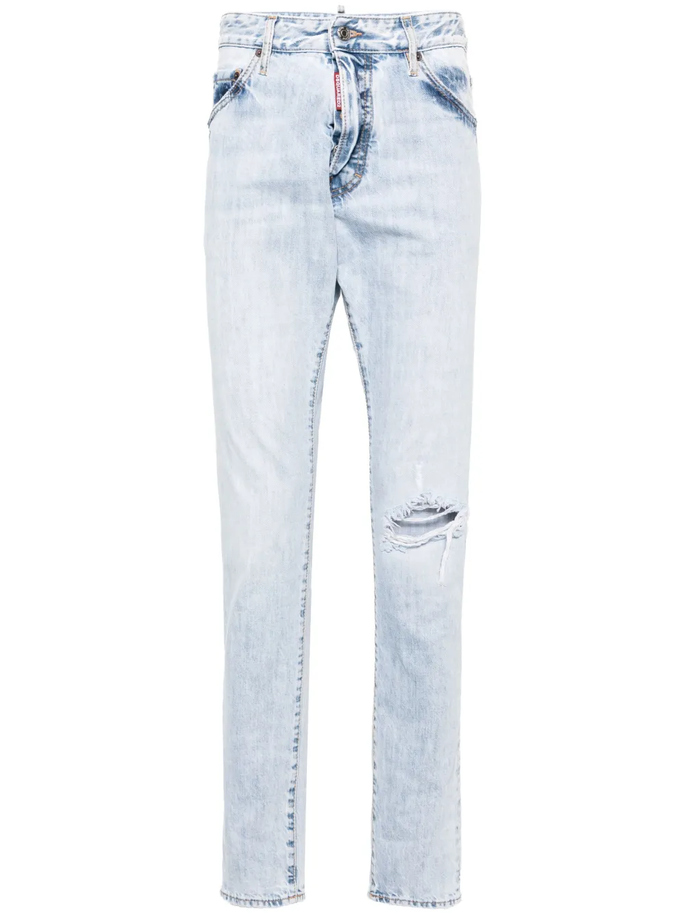 Dsquared2 Cool Guy Distressed Skinny Jeans In 蓝色