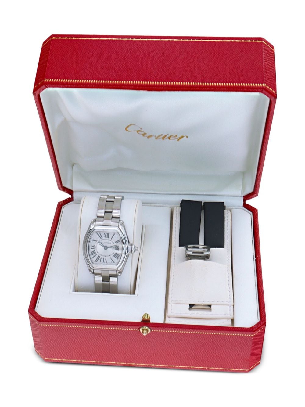 Pre-owned Cartier  Roadster 30mm In 银色