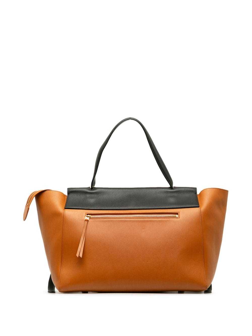 Pre-owned Celine 2014 Mini Bicolor Handbag In Black