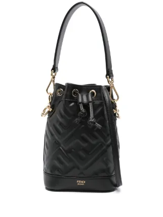 FENDI Small Mon Tresor Bucket Bag Black FARFETCH IE