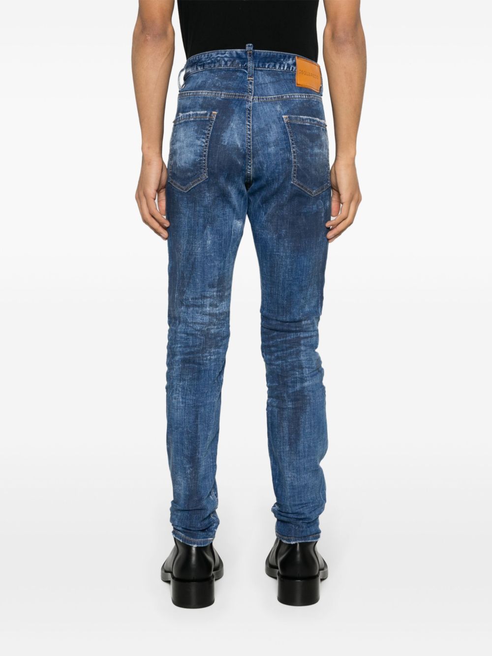 Dsquared2 Slim-fit jeans Blauw