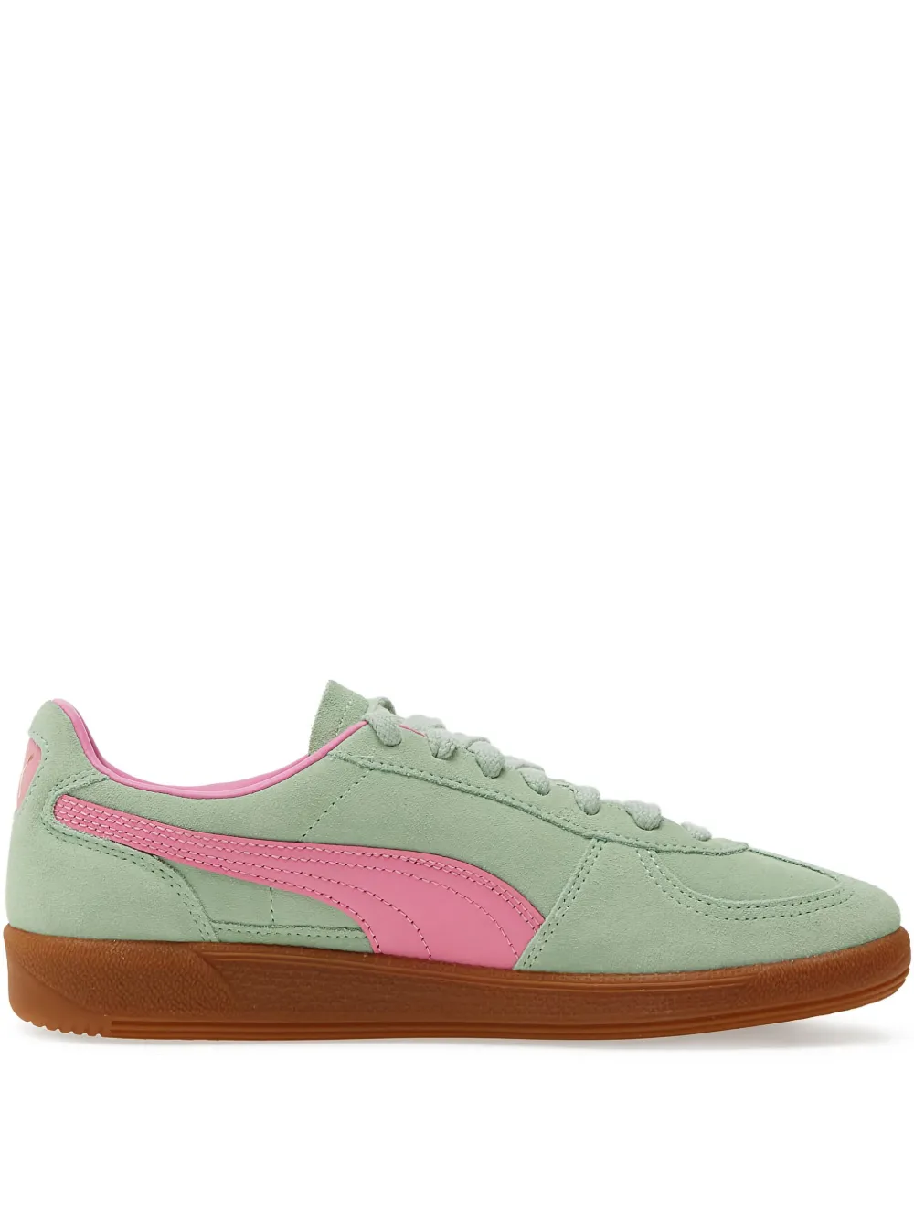 PUMA Palermo suede lace-up sneakers Green