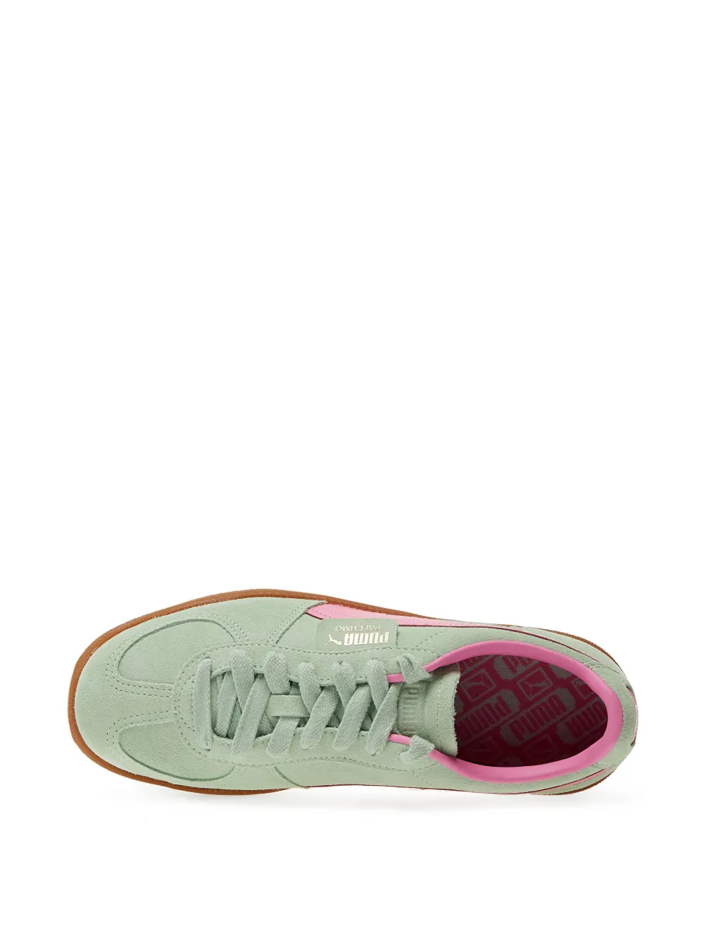 PUMA Palermo suede lace-up sneakers Green