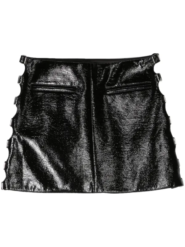 COURREGES 'Mini Multi Sangle Vinyl' skirt ミニスカート Courreges 'mini multi sangle vinyl' skirt available on
