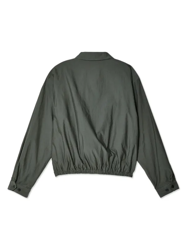 zip-up shirt jacket