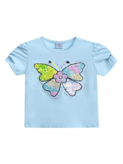 Mimi Tutu butterfly-appliqué T-shirt