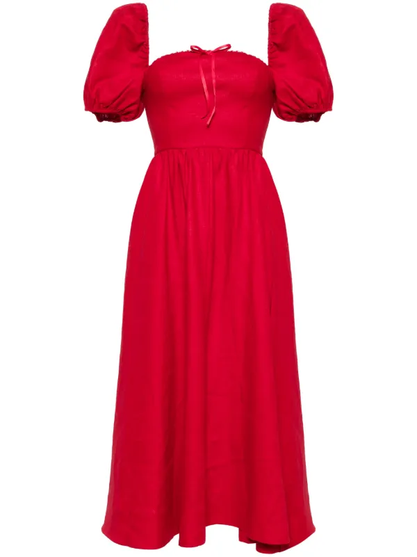 ワンピース reformation Marella Linen Dress Reformation Marella Linen Midi Dress | Anthropologie