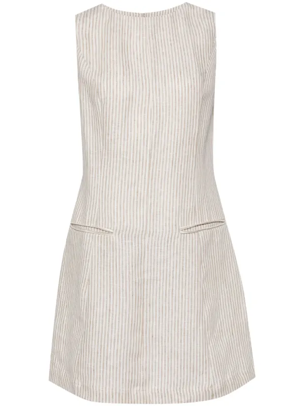Reformation Citron Linen Dress | Neutrals | FARFETCH CH Reformation Citron Linen Dress | Neutrals | FARFETCH CH