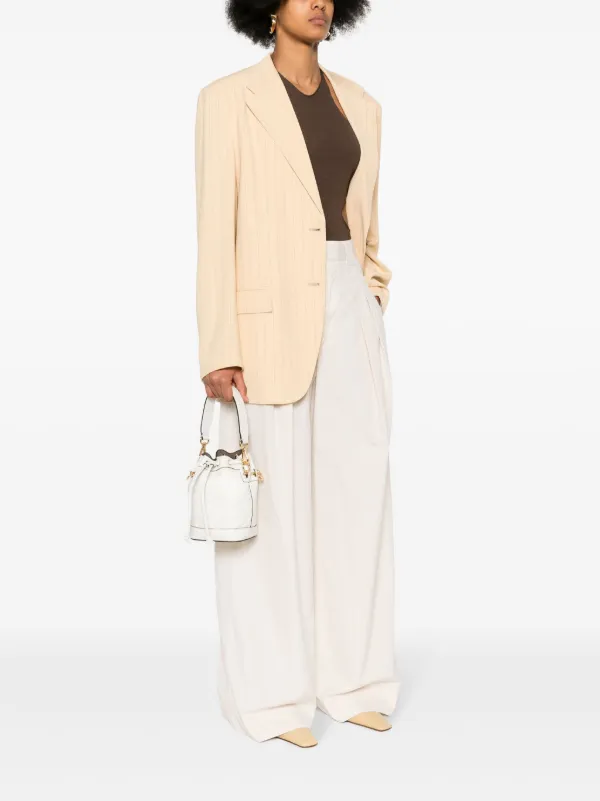 Fendi white bucket bag store