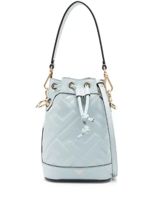 FENDI Small Mon Tresor Bucket Bag Blue FARFETCH IE