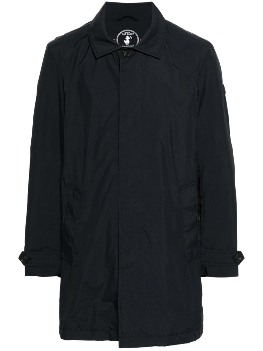Save The Duck Rhys Lightweight Raincoat In Black