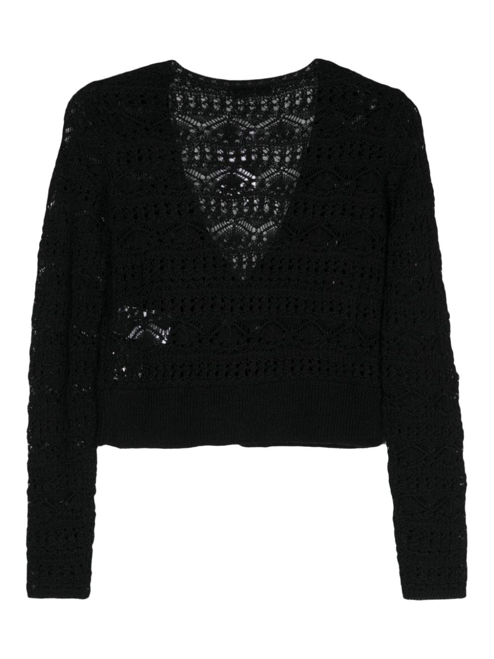 IRO Leylae open-knit cardigan - Zwart