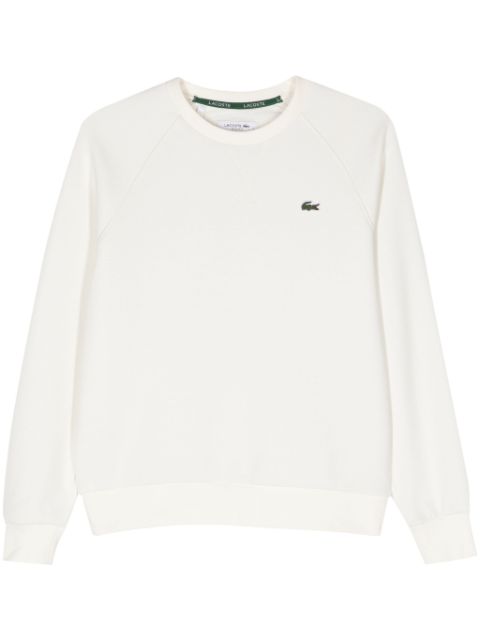 Lacoste Crocodile-patch jersey sweatshirt Women