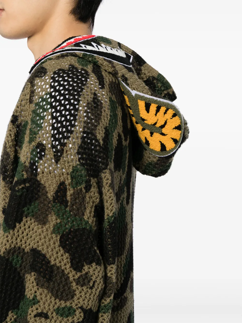 A BATHING APE Katoenen hoodie Groen