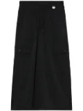 CHOCOOLATE elasticated-waist midi skirt - Black