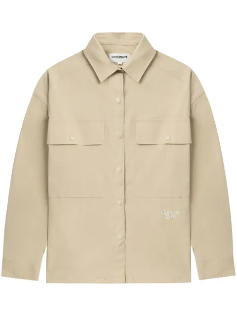 CHOCOOLATE camisa con bolsillo y solapa