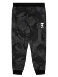 AAPE BY *A BATHING APE® camouflage-print tapered track pants - Black