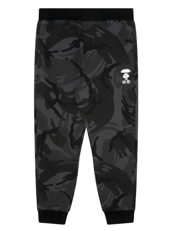 AAPE BY *A BATHING APE® カモフラージュ トラックパンツ