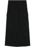 tout a coup elasticated-waist midi skirt - Black