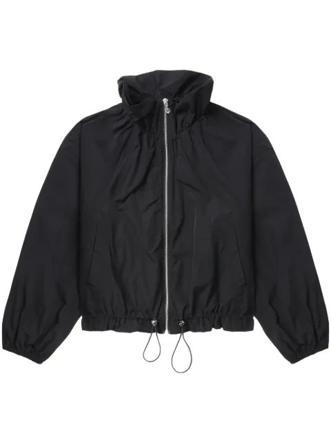 tout a coup drawstring-neck drop-shoulder jacket