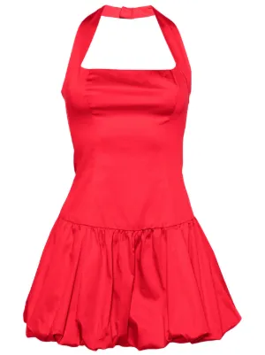 Rochas Draped Mini Dress | Pink | FARFETCH
