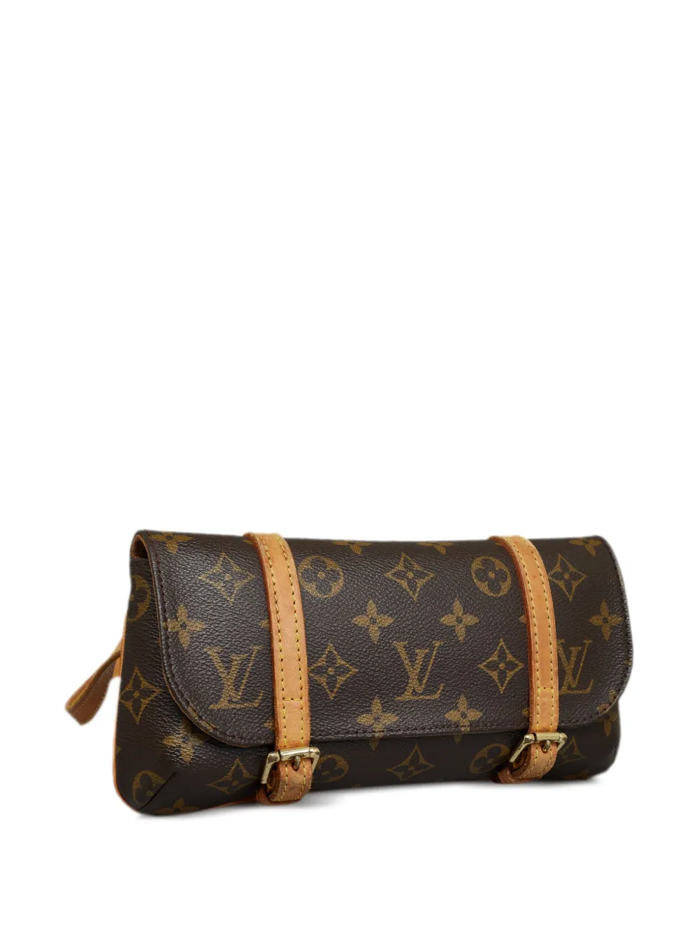 Pre-owned Louis Vuitton Pochette Marelle 腰包（2004年典藏款） In Brown