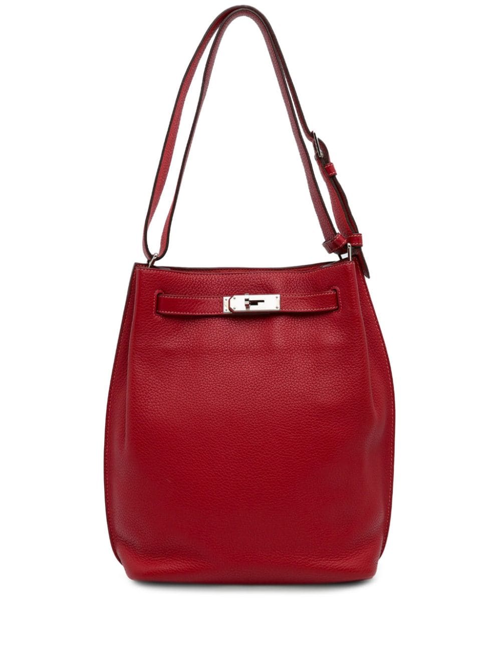 Pre-owned Hermes 2012 So Kelly 22 Shoulder Bag In Red