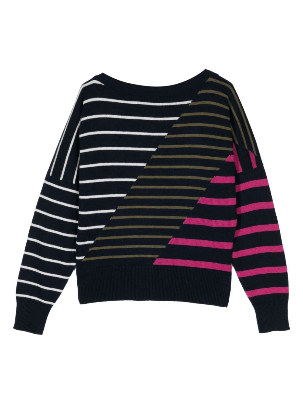 Image 2 of CHANEL Pre-Owned 2000s CC patchwork cashmere jumper