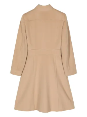 Celine graphic print wool coat top