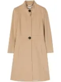 Céline Pre-Owned single-breasted wool coat - Brown