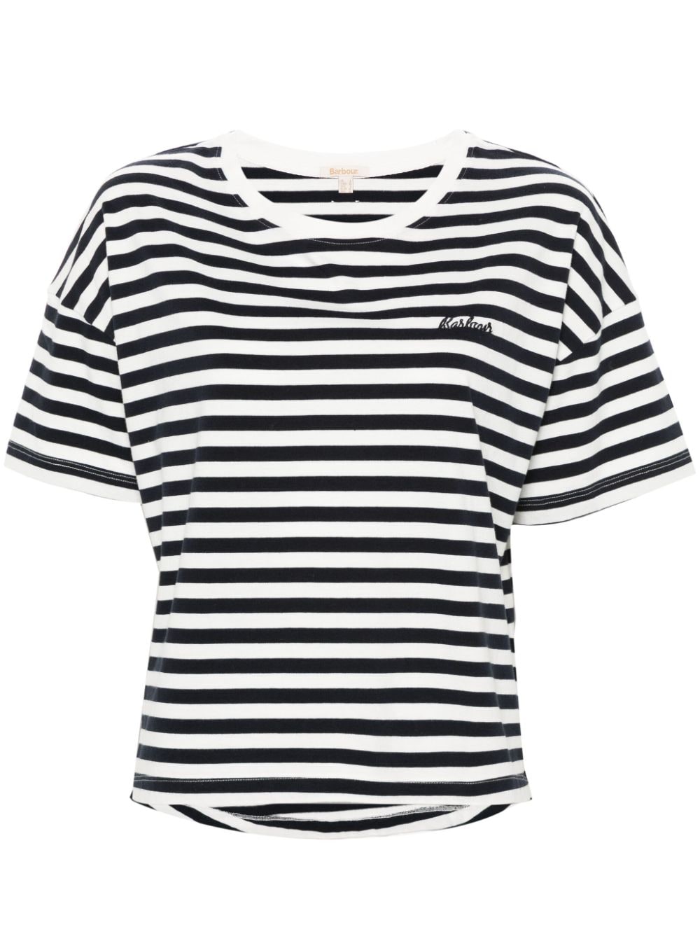 Shop Barbour Adria Striped T-shirt In Blue