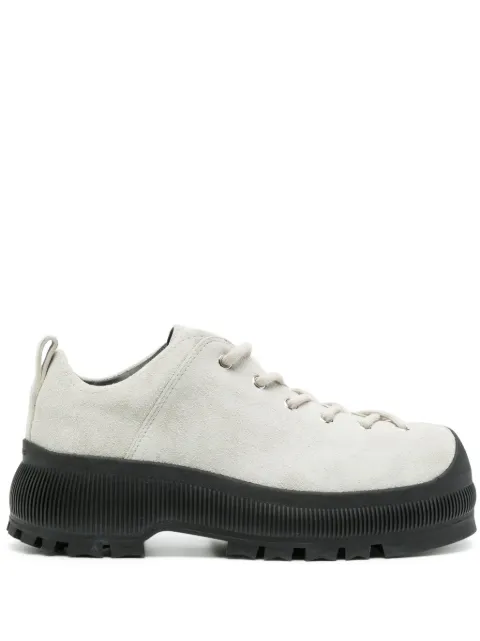 Jil Sander platform suede sneakers