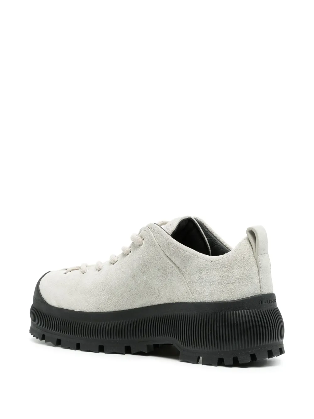 Jil Sander Suède sneakers Grijs